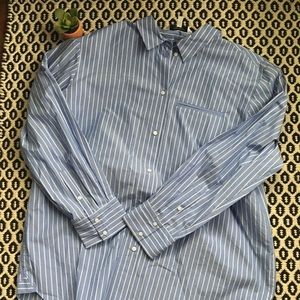 & Other Stories Blue/White Striped PJ Style Tunic